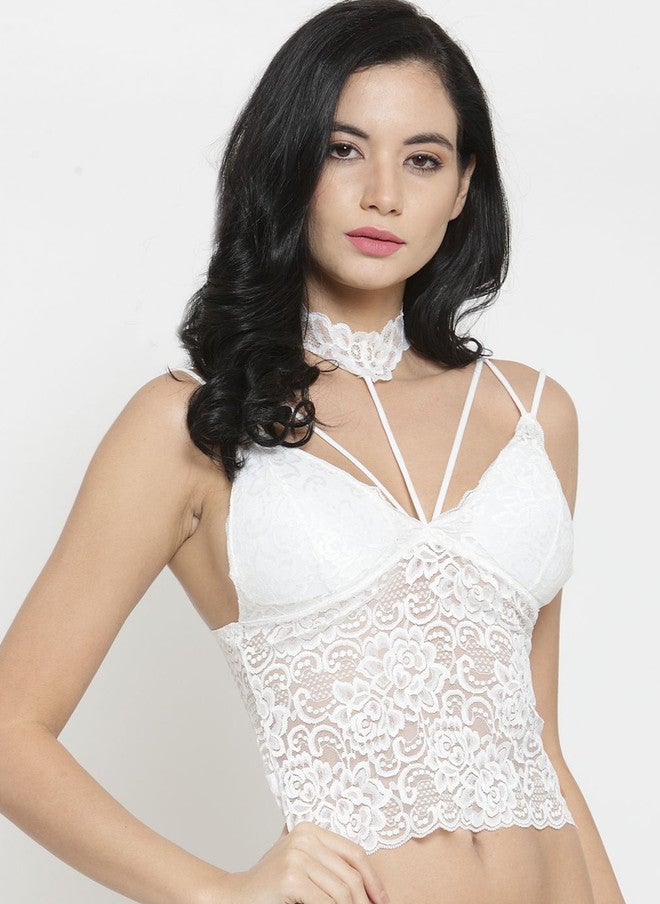 PRIZO Bralette Bra Full Coverage Lightly Padded - Image 2
